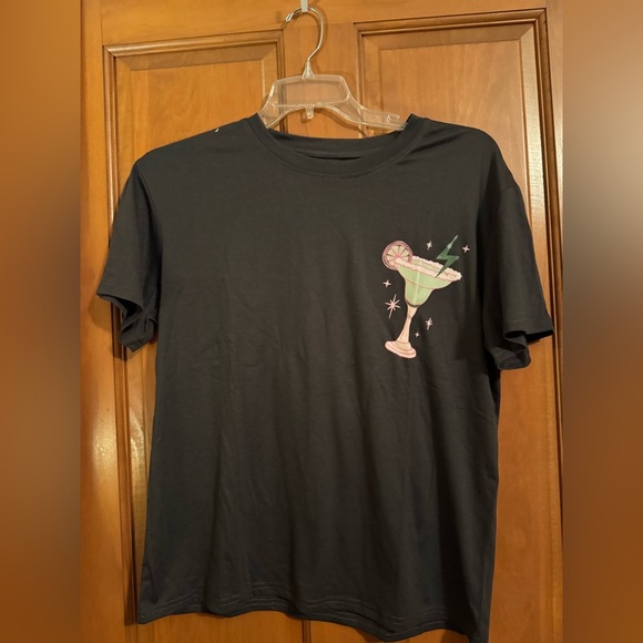 SHEIN Tops - NWOT SHEIN Black Tanned & Tipsy Tee
